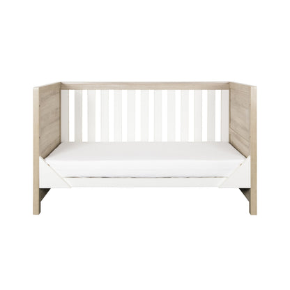 Tutti Bambini Modena 3 in 1 Cot bed in White/Oak