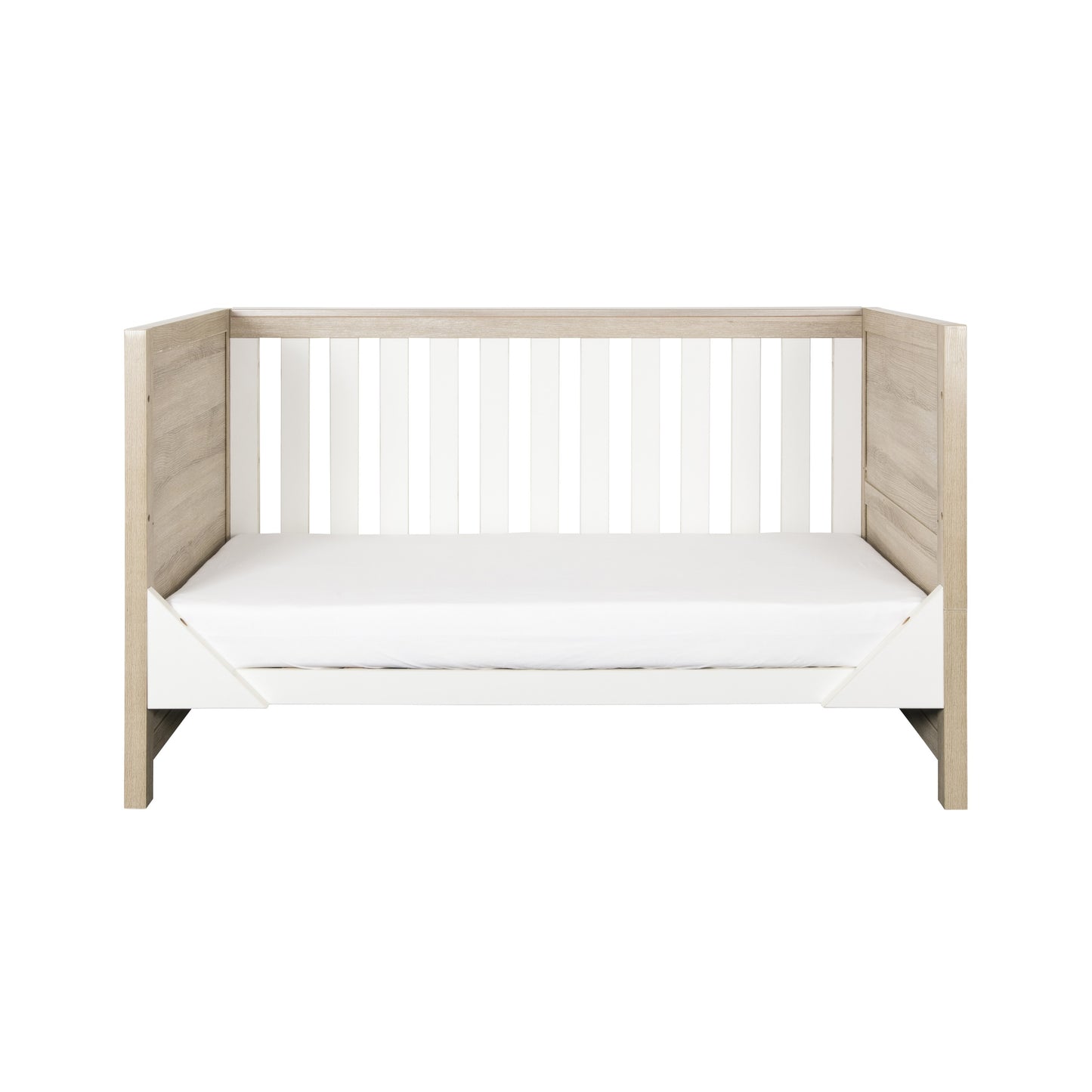 Tutti Bambini Modena 3 in 1 Cot bed in White/Oak