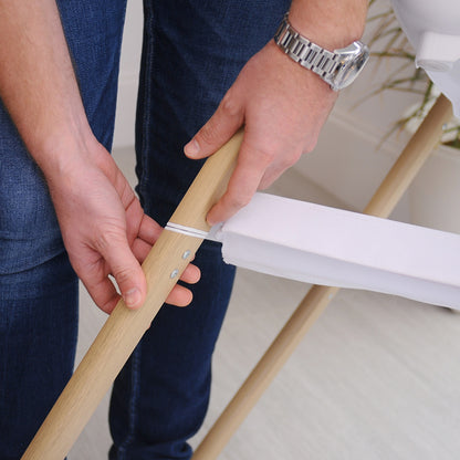 Nova Evolutionary High Chair in White Oak