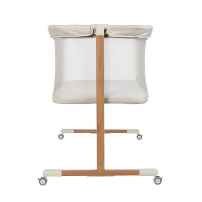 Zizee Bassinet in Scandi Walnut and Ecru