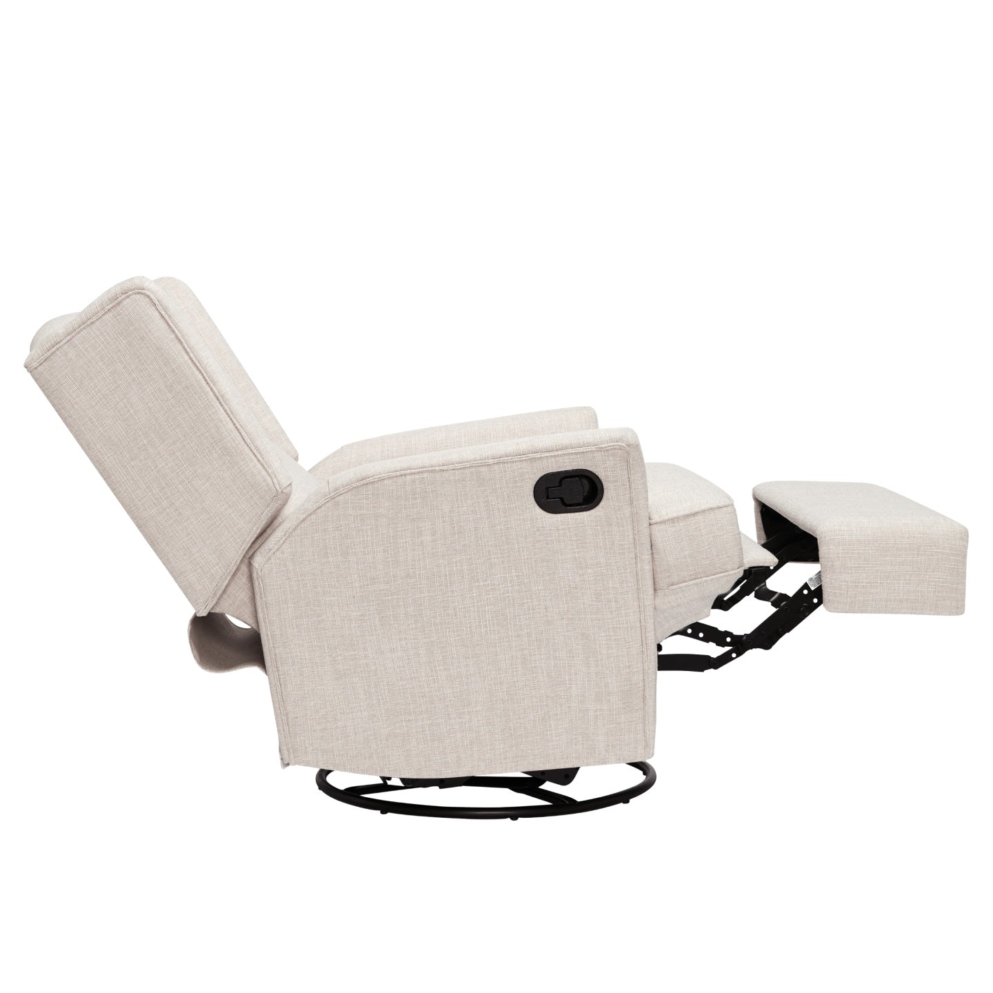 Chelsea Recliner Glider Nursery Chair in Eggshell