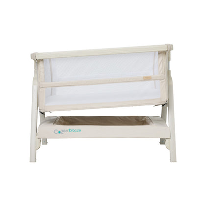 CoZee Breeze Lite Co-sleeping Bassinet in Whitewash Ash and Mushroom