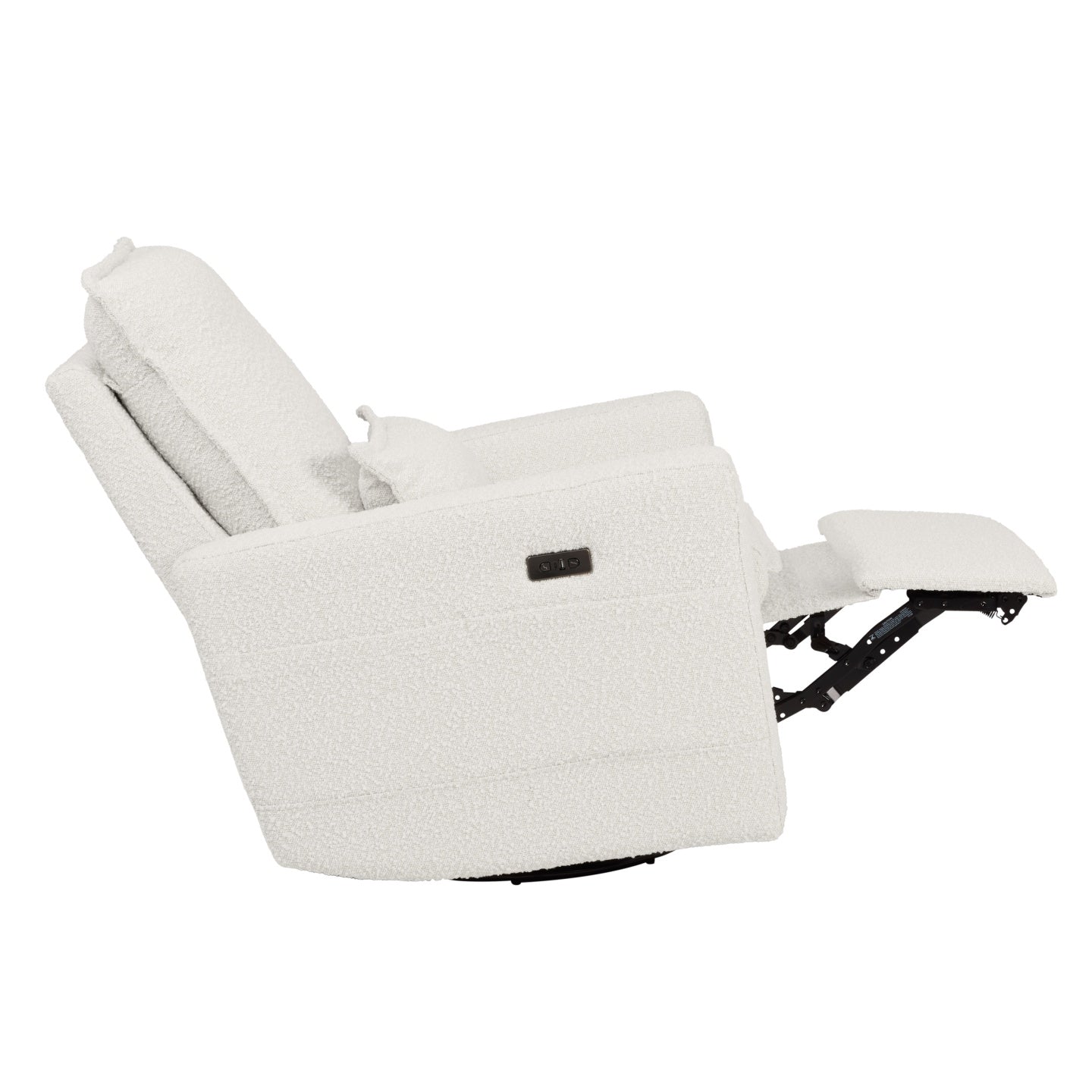 Frankie Electric Recliner Glider Nursery Chair in Vanilla Bouclé