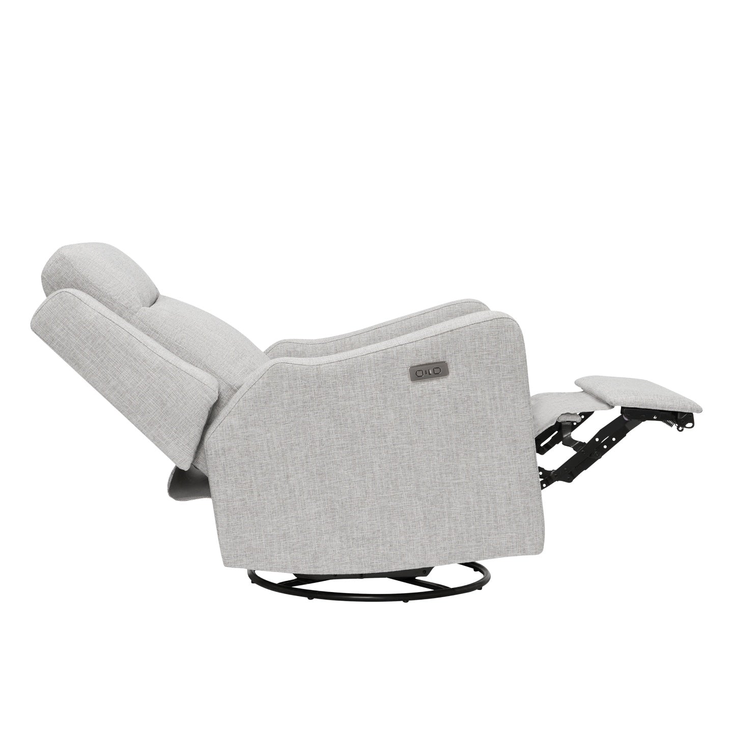 Henry Electric Recliner Glider Chair with USB in Pure Grey