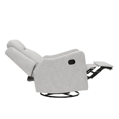 Henry Recliner Glider Chair in Pure Grey