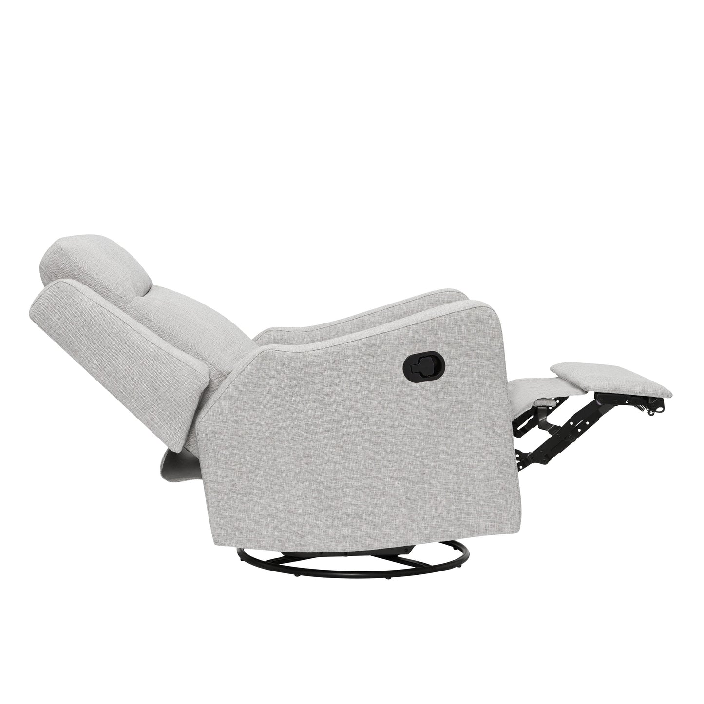 Henry Recliner Glider Chair in Pure Grey