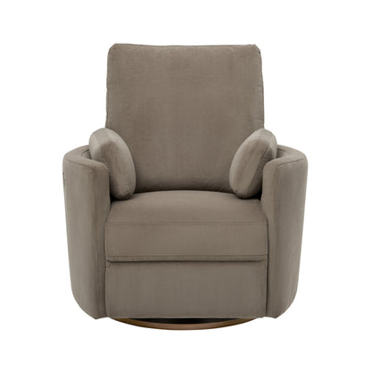 Lola Electric Recliner Glider Nursery Chair in Mocha Corduroy