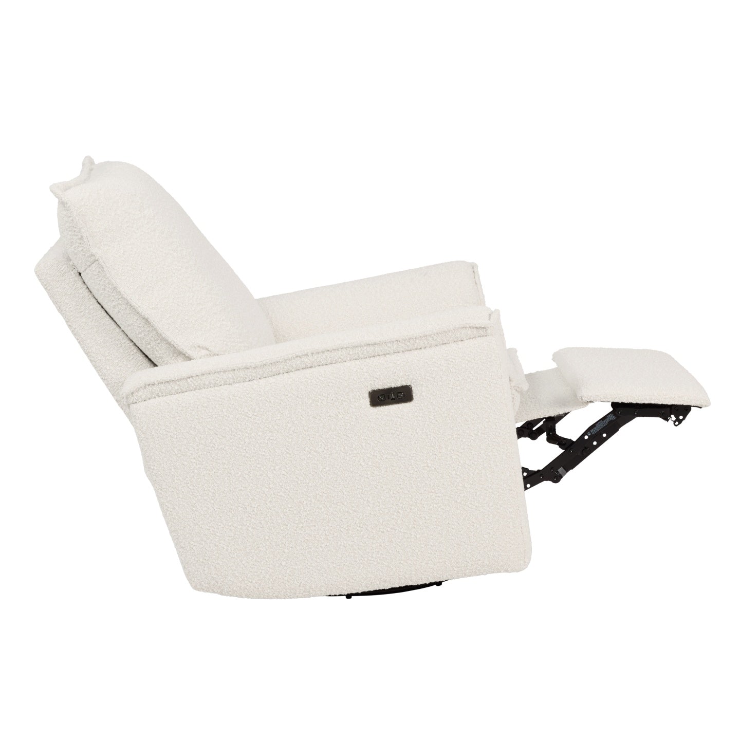 Louie Electric Recliner Glider Nursery Chair in Vanilla Bouclé