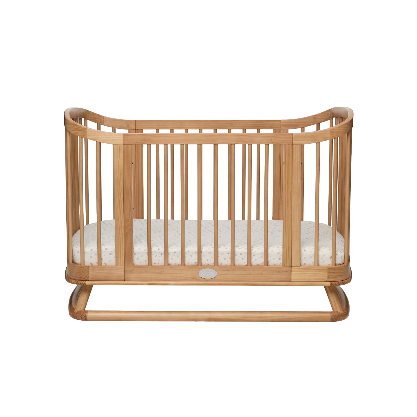 Luca Sustainable Timber Cot in Natural