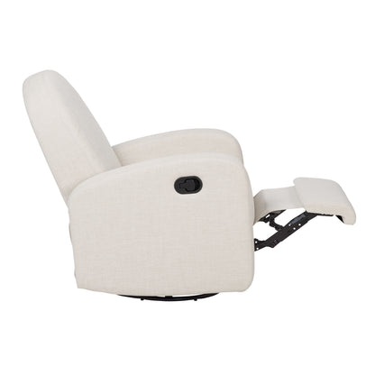 Maya Recliner Glider Nursery Chair in Eggshell