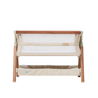Mini CoZee Breeze Plus Toy Bassinet in Scandi Walnut & Ecru