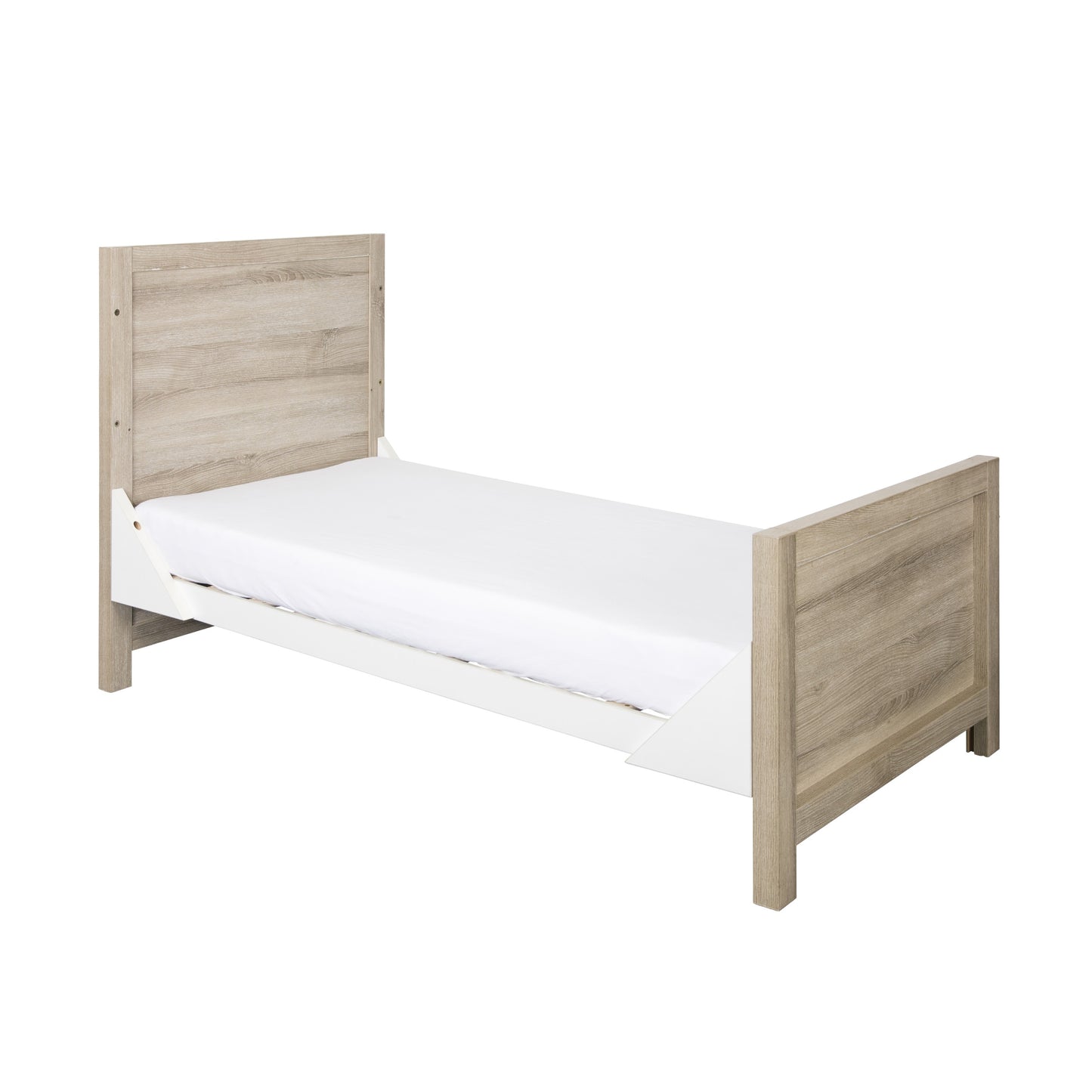 Tutti Bambini Modena 3 in 1 Cot bed in White/Oak