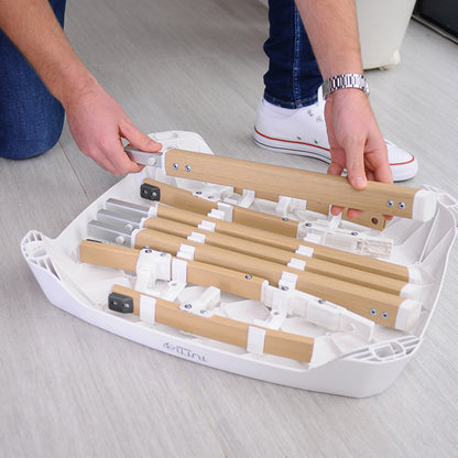 Nova Evolutionary High Chair in White Oak