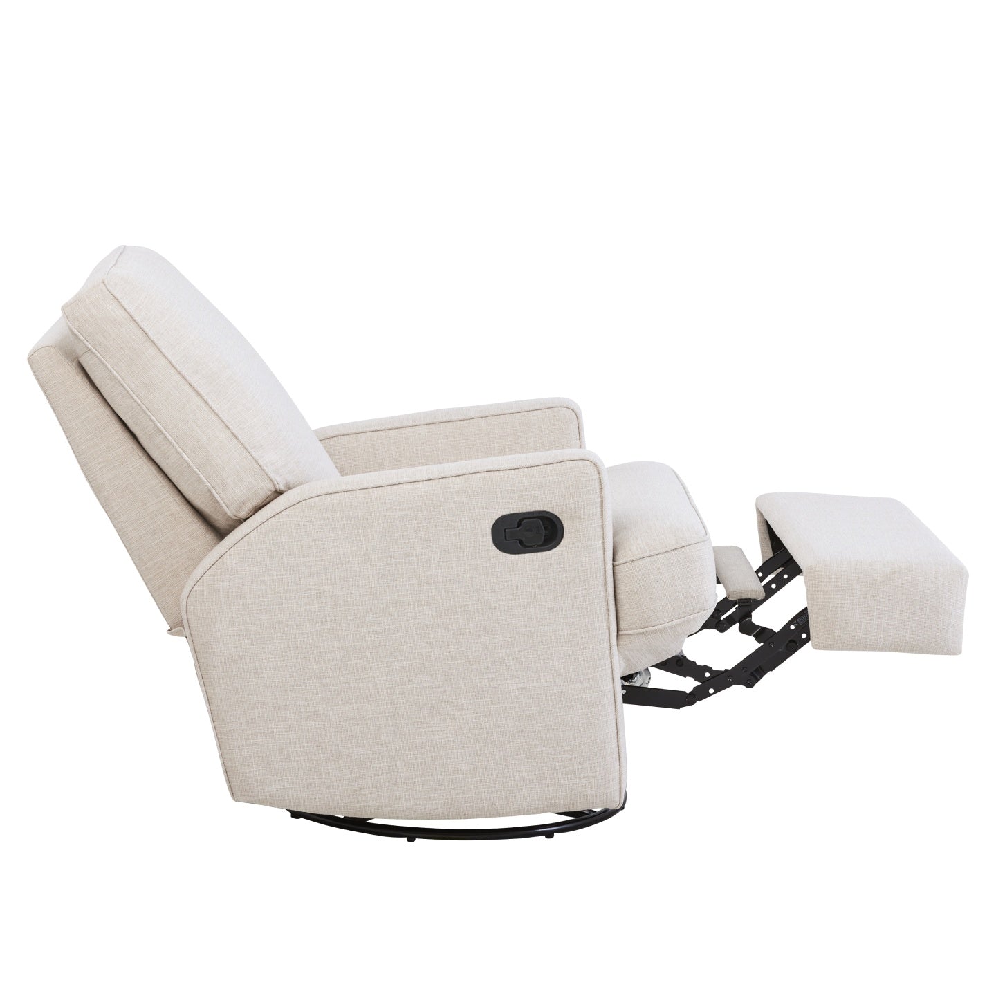 Quinn Recliner Glider Nursery Chair in Eggshell