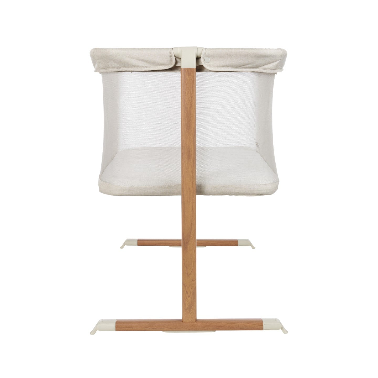 Zizee Bassinet in Scandi Walnut and Ecru