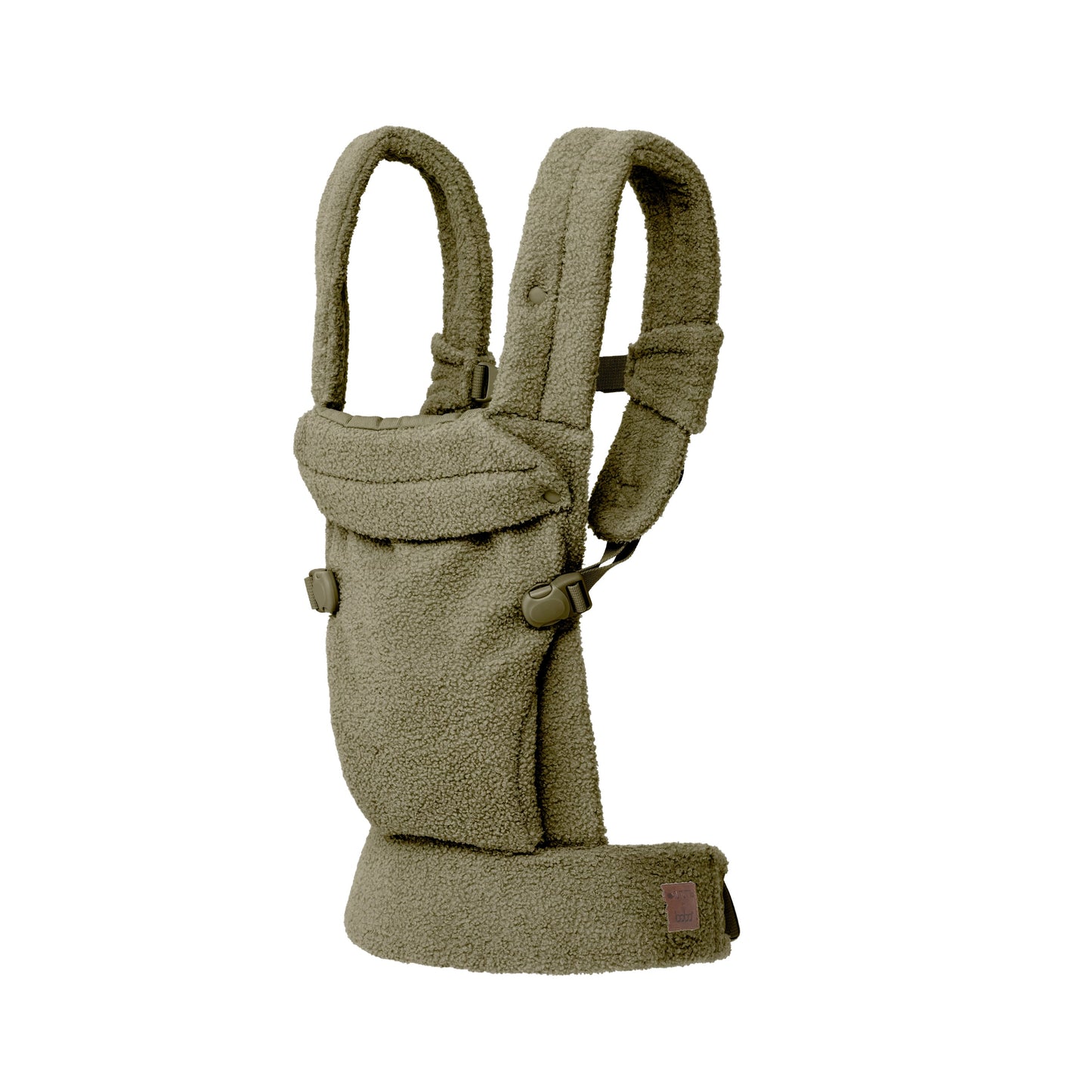 Boba Auri Baby Carrier in Olive Teddy Fleece