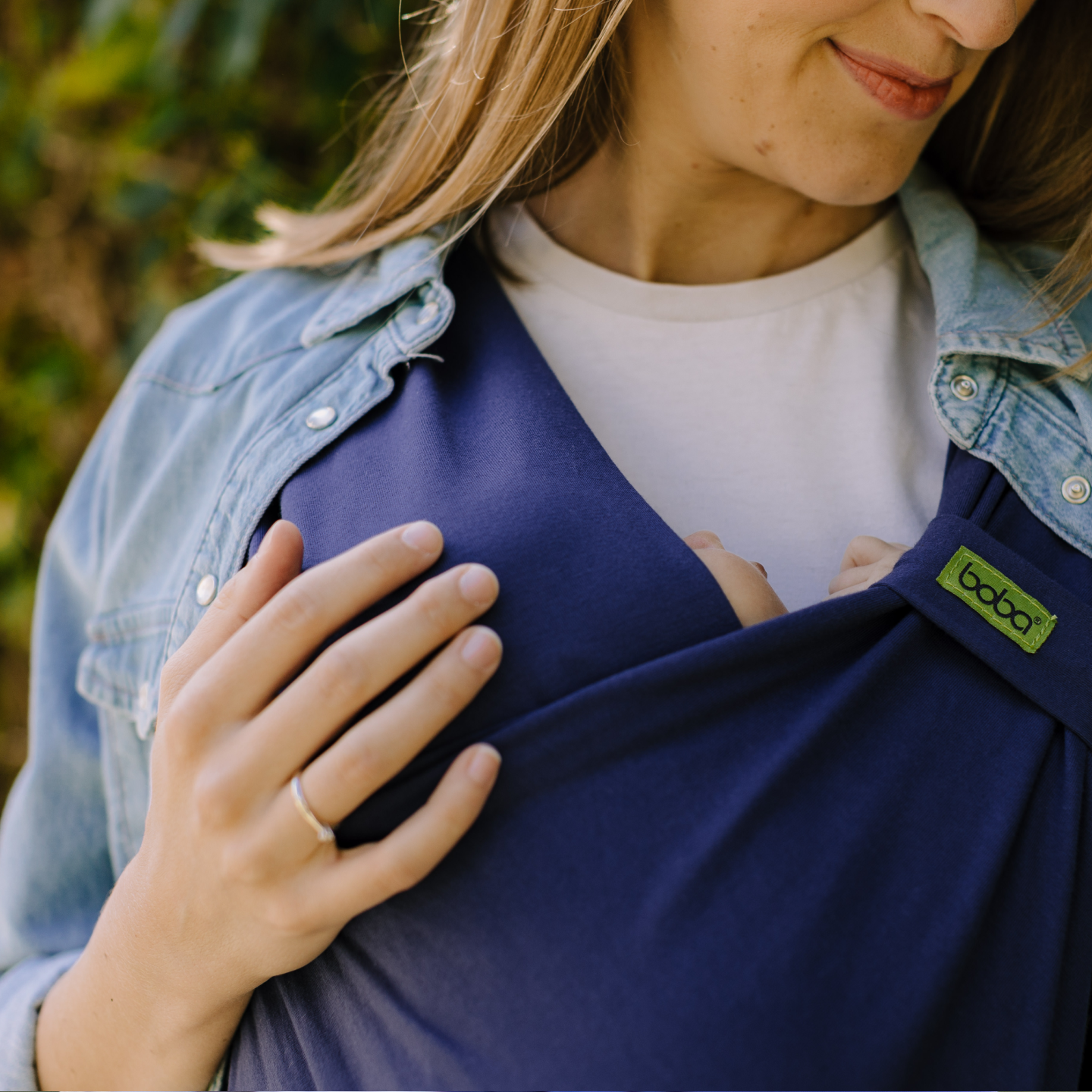 Boba Bliss Adjustable Carrier in Navy Blue