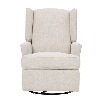 Chelsea Electric Recliner Glider Chair with USB in Eggshell
