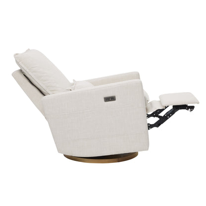 Frankie Electric Recliner Glider Nursery Chair in Eggshell