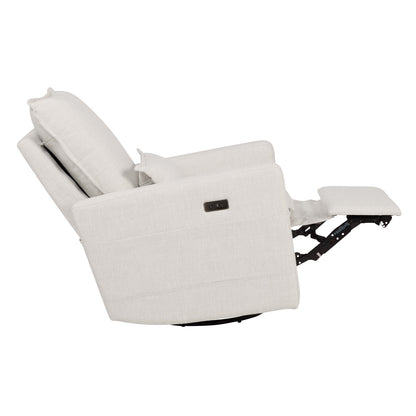 Frankie Electric Recliner Glider Nursery Chair in Eggshell