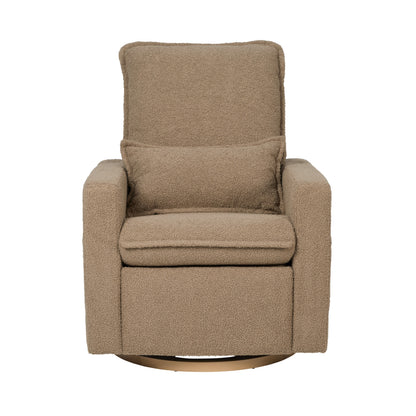 Frankie Electric Recliner Glider Nursery Chair in Mocha Teddy