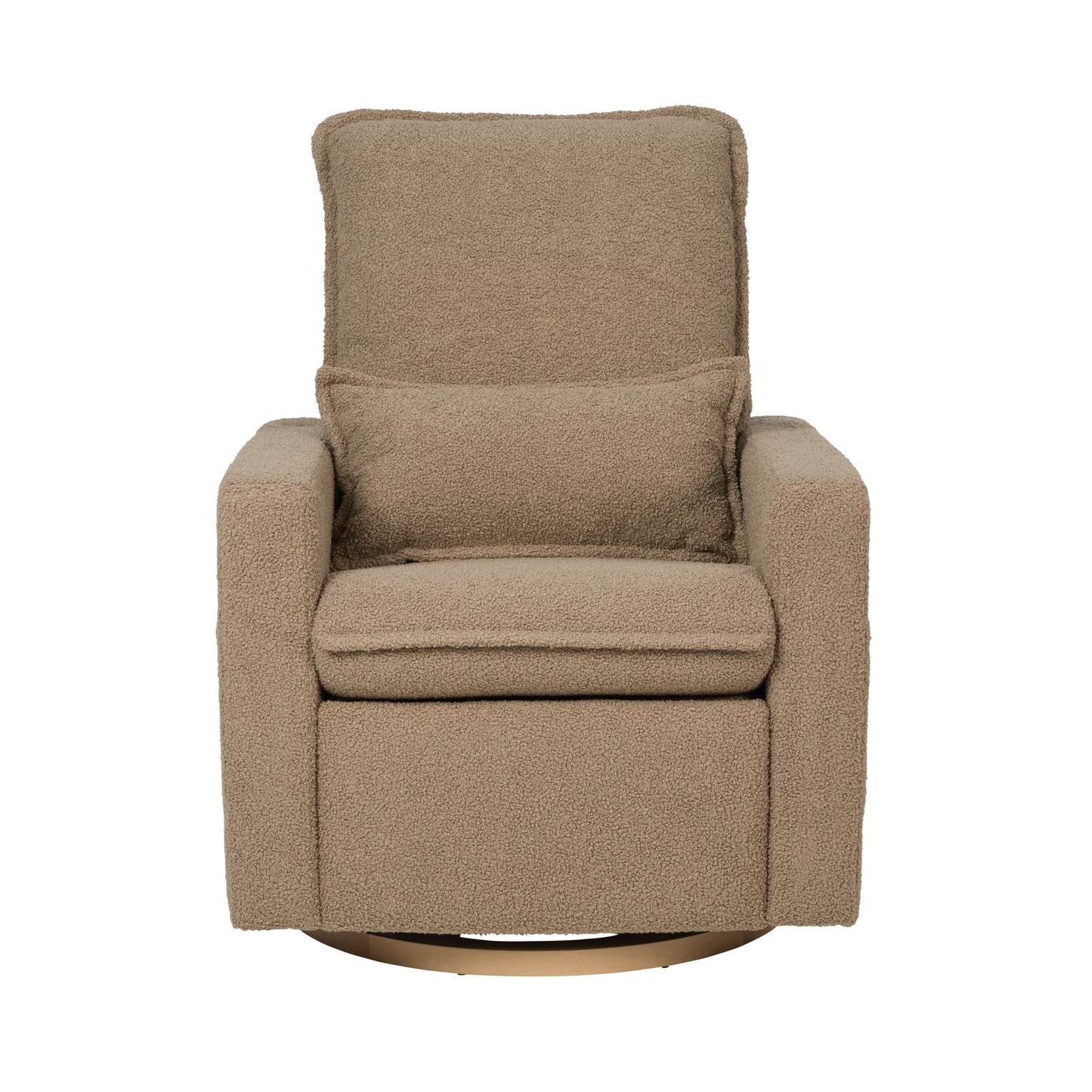 Frankie Electric Recliner Glider Nursery Chair in Mocha Teddy