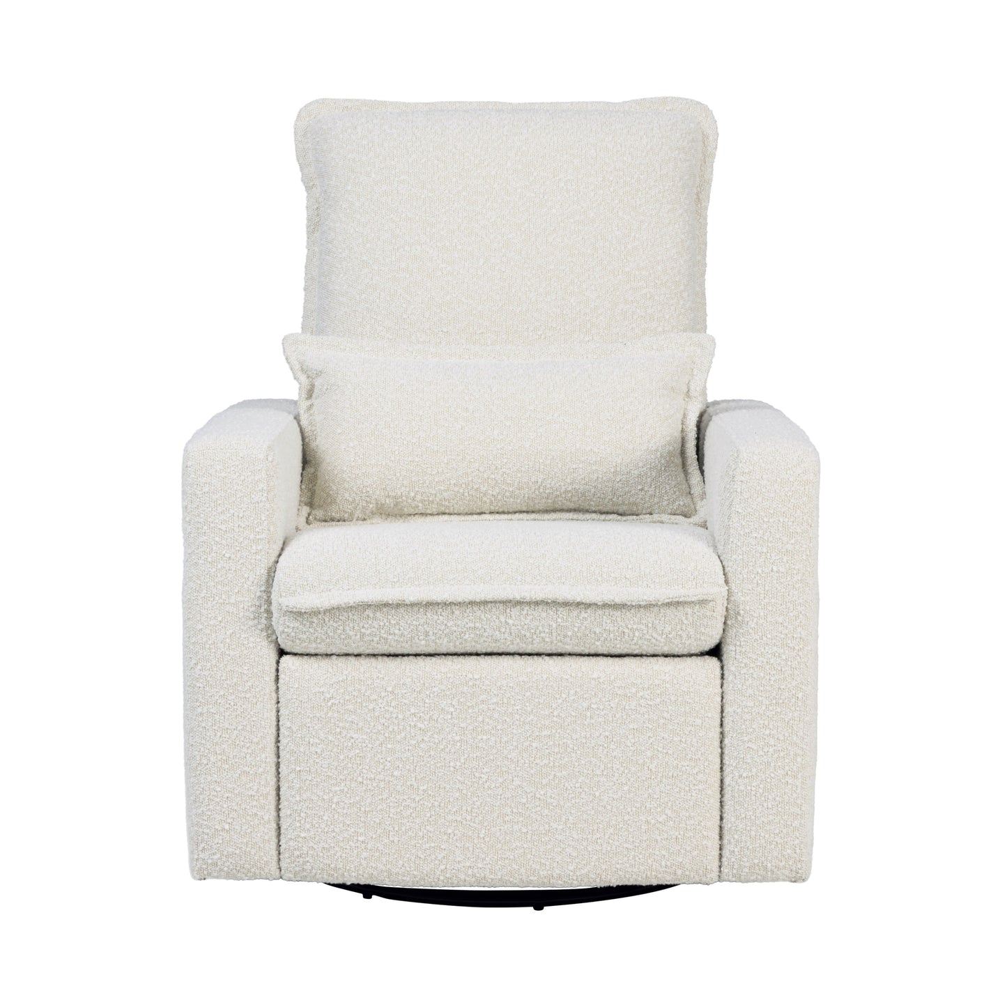 Frankie Electric Recliner Glider Nursery Chair in Vanilla Bouclé