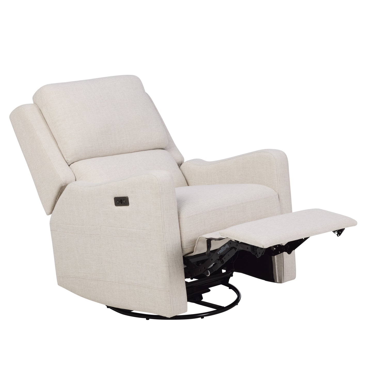Henry Plus Massage & Heat Nursing Chair in Eggshell