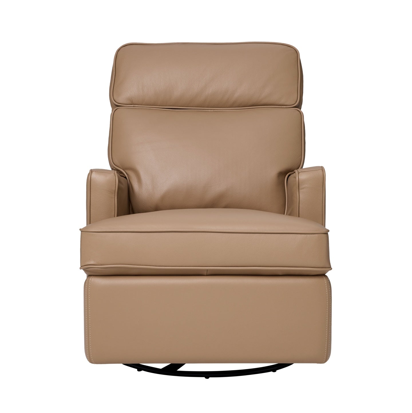 Leo Electric Recliner Glider Chair with USB in Palomino Leather
