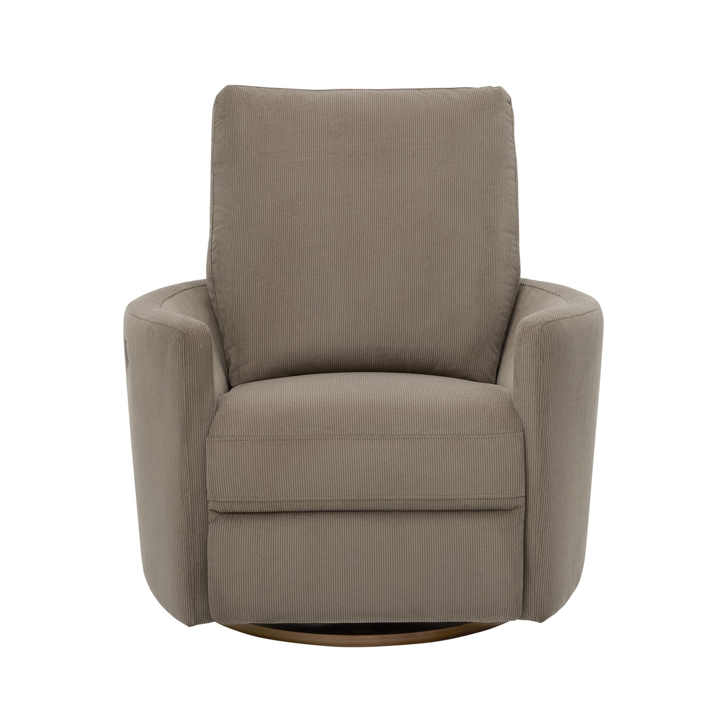 Lola Electric Recliner Glider Nursery Chair in Mocha Corduroy