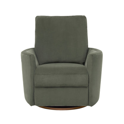 Lola Electric Recliner Glider Nursery Chair in Olive Corduroy
