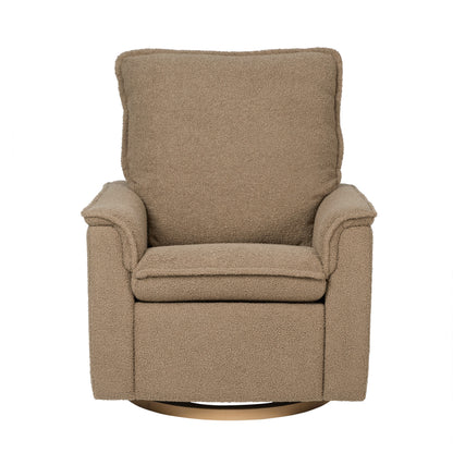 Louie Electric Recliner Glider Nursery Chair in Mocha Teddy