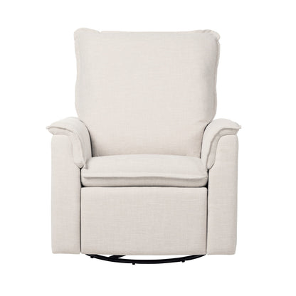 Louie Recliner Glider Nursery Chair in Eggshell