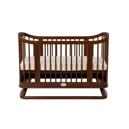 Luca Sustainable Timber Cot in Walnut