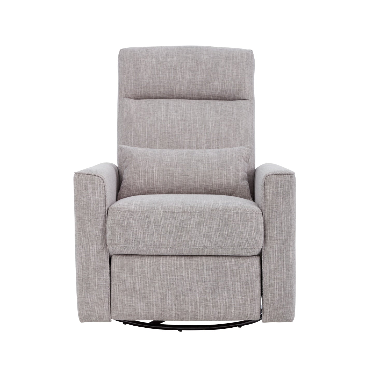 Paige Recliner Glider Nursing Chair in Pure Grey