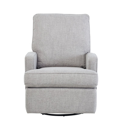 Quinn Electric Recliner Glider Chair with USB in Pure Grey