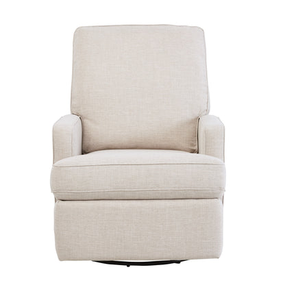 Quinn Electric Recliner Glider Chair with USB in Eggshell