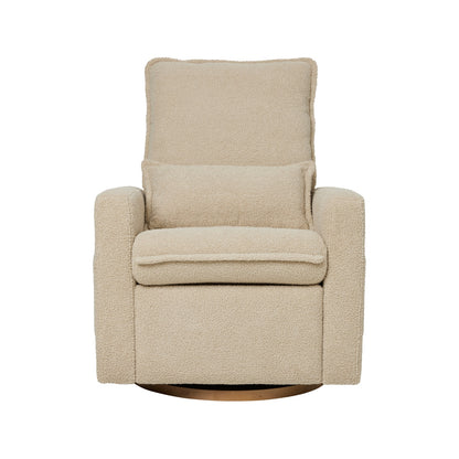 Frankie Electric Recliner Glider Nursery Chair in Taupe Teddy