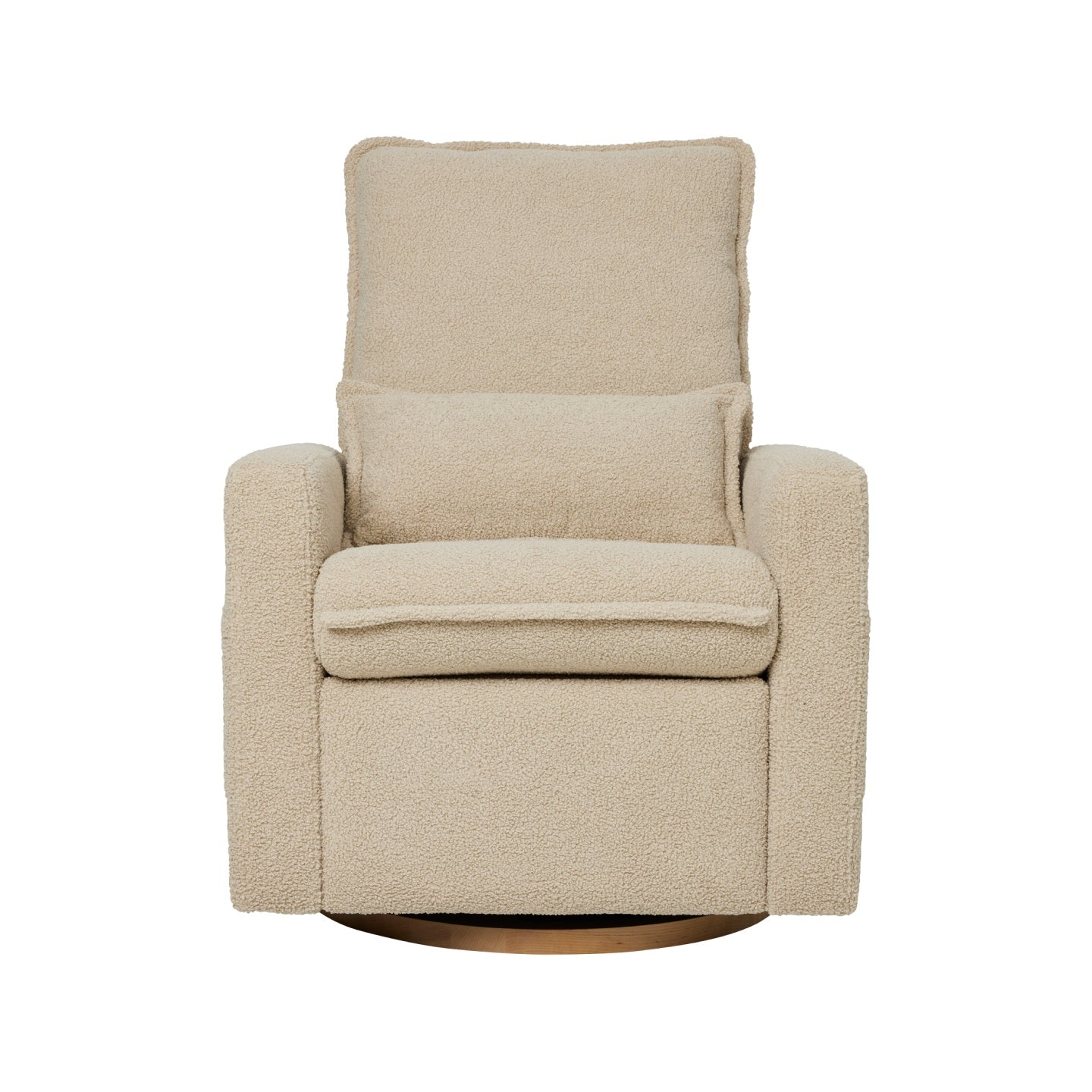 Frankie Electric Recliner Glider Nursery Chair in Taupe Teddy