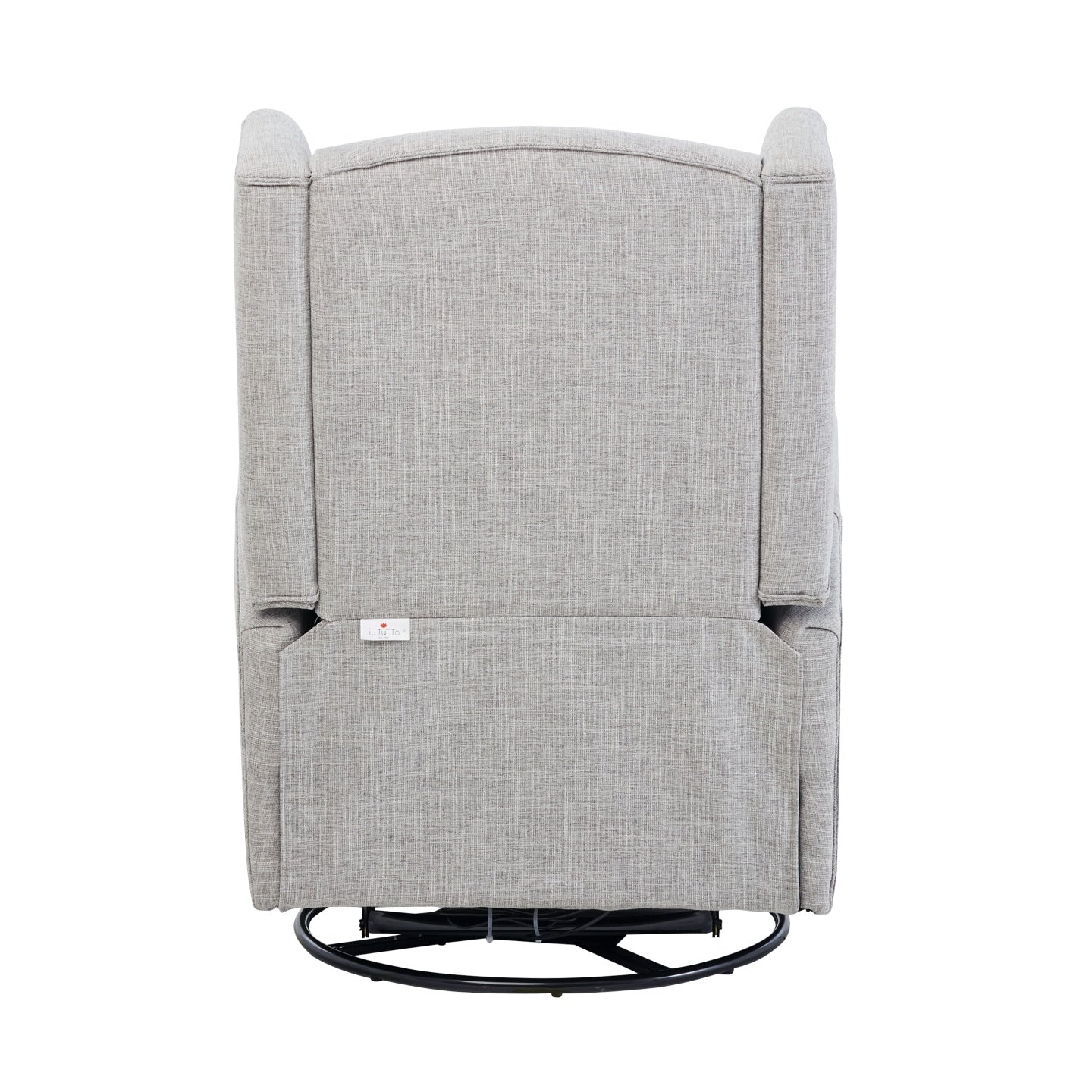 Chelsea Electric Recliner Glider Chair with USB in Pure Grey