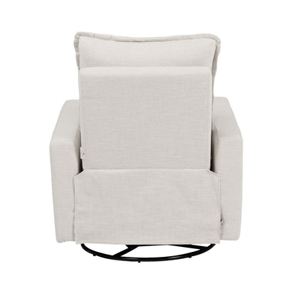 Frankie Electric Recliner Glider Nursery Chair in Eggshell