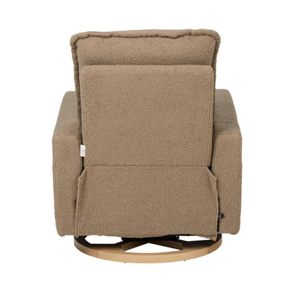 Frankie Electric Recliner Glider Nursery Chair in Mocha Teddy