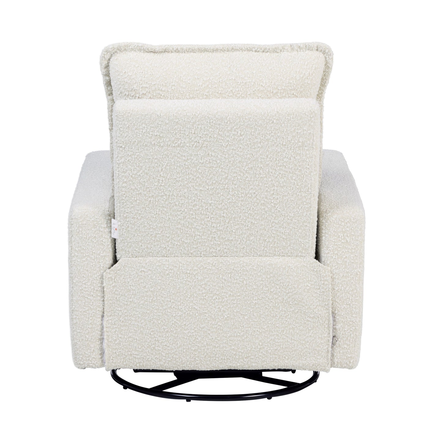 Frankie Electric Recliner Glider Nursery Chair in Vanilla Bouclé