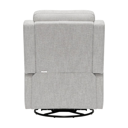 Henry Recliner Glider Chair in Pure Grey