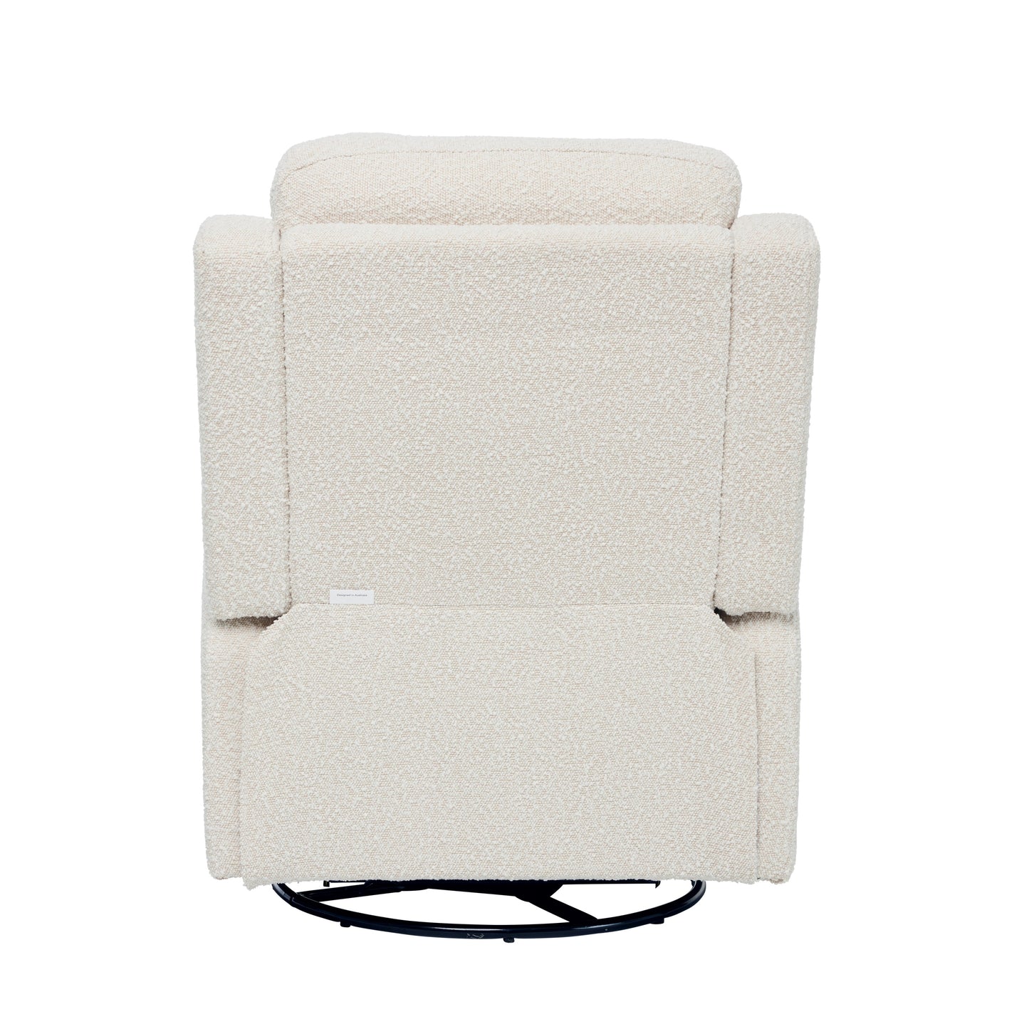Henry Recliner Glider Chair in Vanilla Bouclé