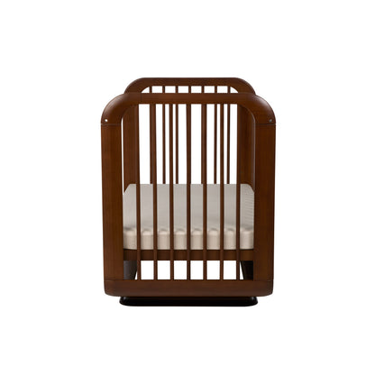 Ollie Sustainable Timber Cot in Walnut