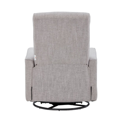 Paige Recliner Glider Nursing Chair in Pure Grey