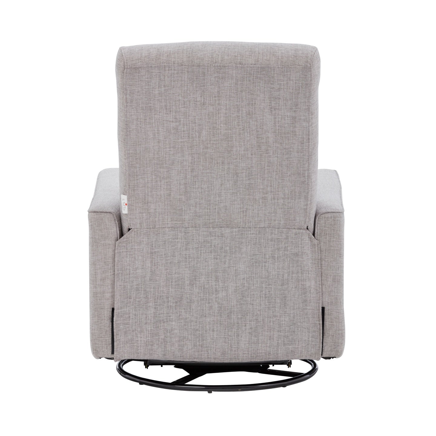 Paige Recliner Glider Nursing Chair in Pure Grey