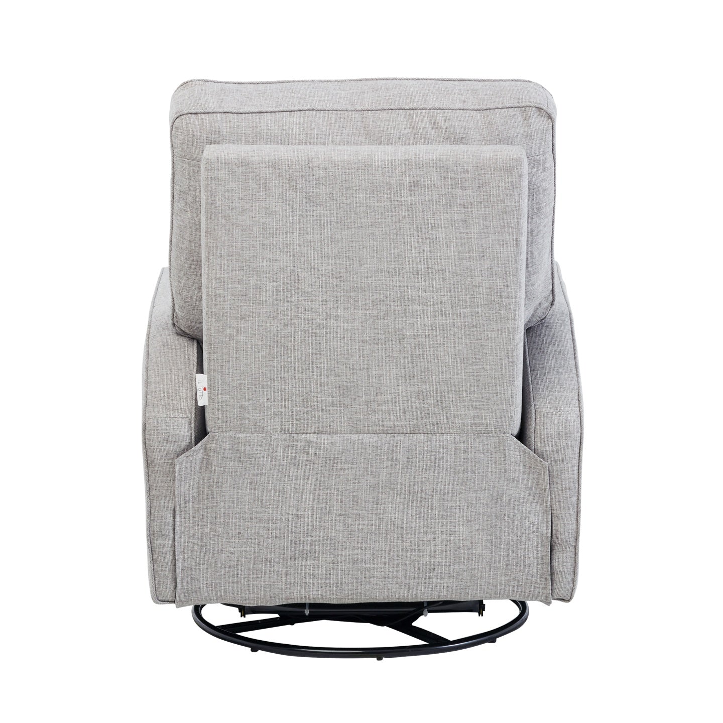Quinn Recliner Glider Nursery Chair in Pure Grey