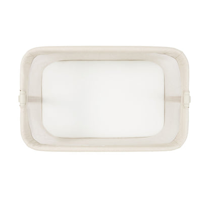 Zizee Bassinet in Scandi Walnut and Ecru